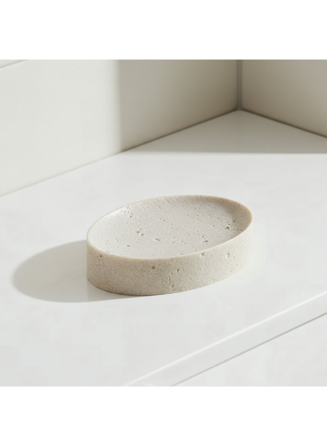 Home Box Resin Soap Dish in Light Beige - Image 1